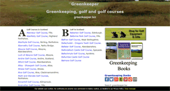 Desktop Screenshot of greenkeeper.biz