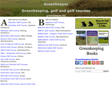 Tablet Screenshot of greenkeeper.biz